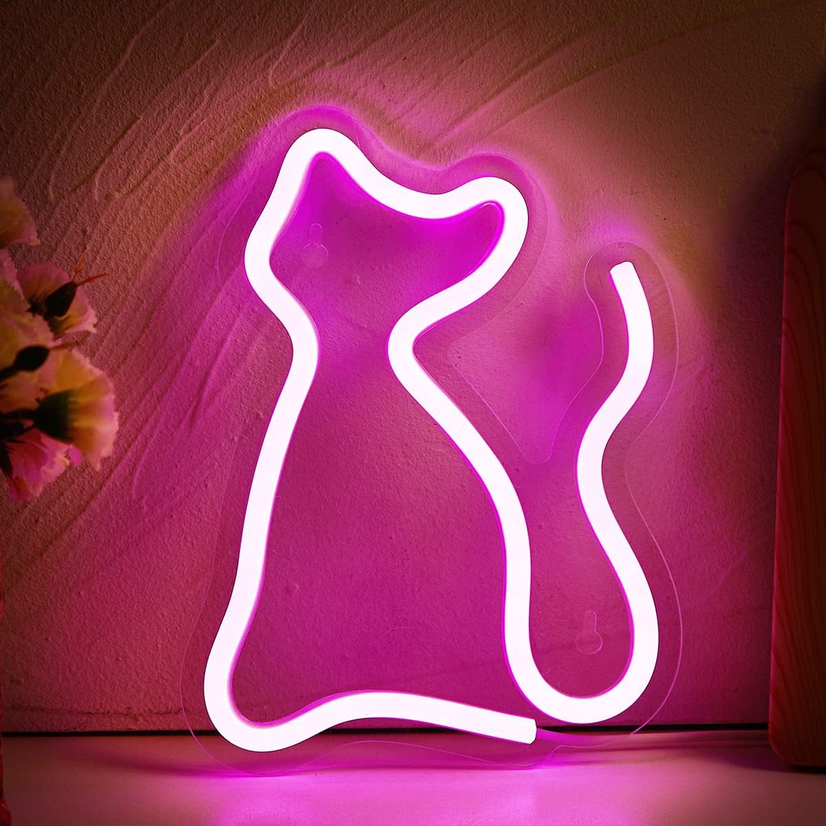 LED Neonlicht Glühende Katze - KSAIHU