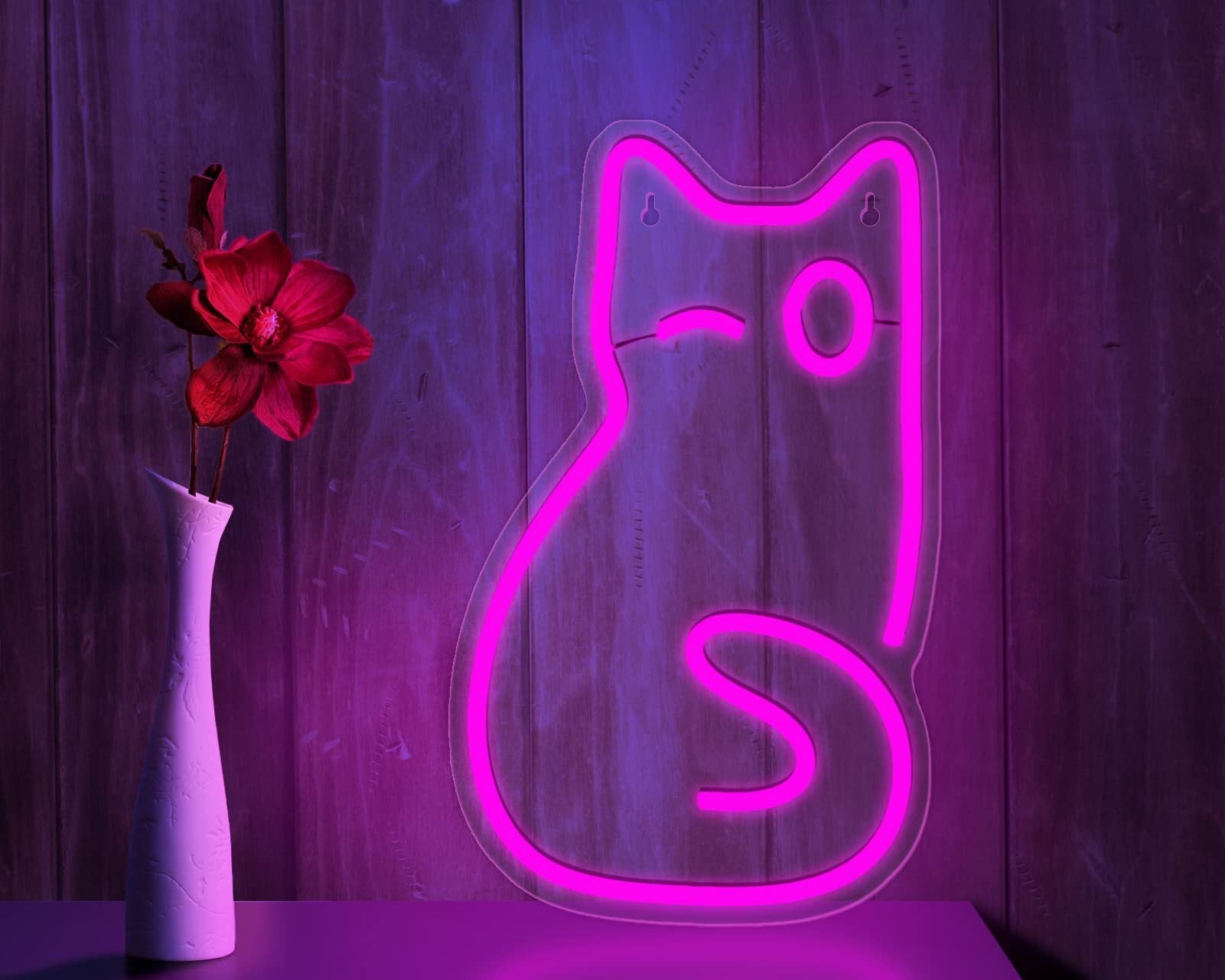 LED Neonlicht Glühende Katze - KSAIHU